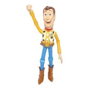 Talking WOODY 7 3/4" action figure arm moves by pulling string on back MATTEL